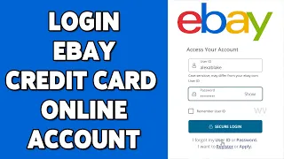 How To Login eBay Credit Card Online Account 2023 eBay Credit Card Sign In Guide