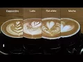 Here are all the big differences between some of the most popular coffee drinks