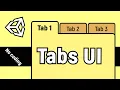 Unity Tabs UI No Coding