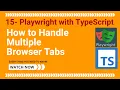 15 - Playwright With TypeScript