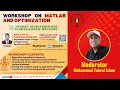 MATLAB AND OPTIMIZATION