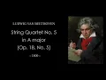 BEETHOVEN String Quartet No. 5 in A major (Op. 18, No. 5) Score