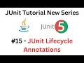 JUnit Tutorial -