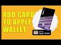 How to Add Varo Card to Apple Wallet