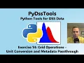 PyDssTools Exercise 14 - Grid Operations
