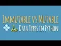 Immutable vs Mutable Objects in Python