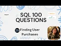Day Finding User Purchases Using SQL