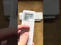 Change Comfortotal Mini Split from C to F celcius to farenheit