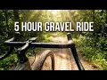 A Quiet Day on the Gravel Long Ride Through the Countryside