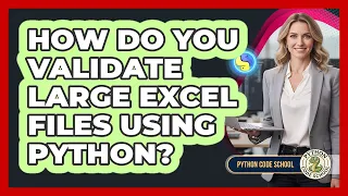 How Do You Validate Large Excel Files Using Python - Python Code School