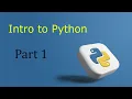 Introduction to Python Conditionals Pt 1
