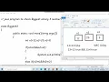 2 1 7 biggest among 3 numbers java program using else if ladder explained in TELUGU