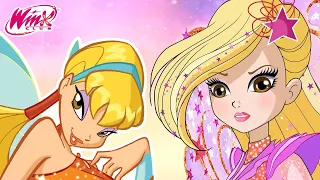 winx club all stellas amazing transformations seasons 1 to 8