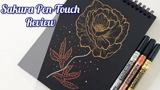 Sakura Pen Touch Review |  Sakura Pen Touch Metallic colours | Gold, Silver and Copper