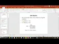 Module 4 Classes and Objects