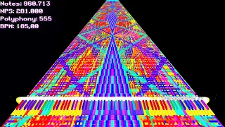 Black MIDI SMB - RUSH E 2 Blacked 1 000 000 Notes By NewFall Glowy Froilan Me