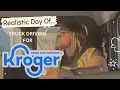 Work Day As A Kroger Truck Driver Trucking Vlog Female Truck Driver