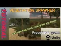 Unity EDC Vegetation Spawner
