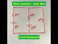 Mesh Analysis Solution Boylestad Example 8 12