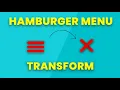 Pure CSS Hamburger Menu Using CSS Menu Toggle