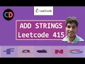 Add Strings Leetcode 415 Live coding session