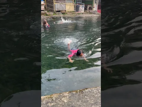 Wow keren Enon berenang di Air sedingin Es, Cirahab Padarincang