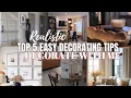 Lagu Decorate with me + My top 5 affordable and easy decorating tips ! @karrielynn 