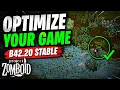 How To BETTER Optimize Your Game For B42 STABLE Project Zomboid
