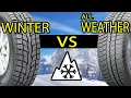 FINALLY someone explains the difference between WINTER and ALL WEATHER tires! | Gears and Tech