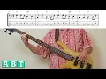 Randy and the Rainbows - Denise (Bass cover + score / tab)