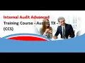 Internal Audit Advanced Training Course - Austin TX