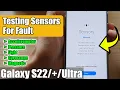 Galaxy Ultra How to Test Sensors Magnetic