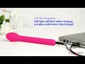 Bliss by CalExotics Tulip Liquid Silicone Vibrator Gentle Curved Design Demo