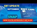 EBT UPDATE - BREAKING NEWS