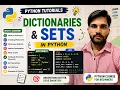 Dictionaries Sets Complete Tutorial Tutorial for Beginners Dictionary Set in Python Hindi
