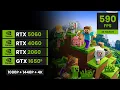 Minecraft RTX 5060 4060 2060 1650 Super