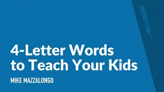4-Letter Words to Teach Your Kids