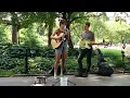 Sweet voice in Washington Square NY by Adrianne Lenker.