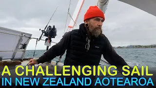 A Challenging Sail in The Hauraki Gulf in New Zealand to Waiheke Island from Great Barrier Island