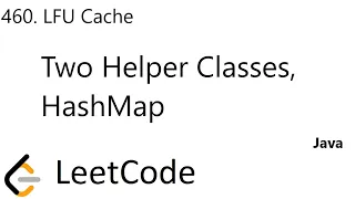 LeetCode 460 LFU Cache Class Node doubleLinkedList HashMap Java