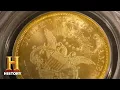 1838 Gobrecht Silver Dollar 1857 Liberty Head Double Eagle Season 14 Pawn Stars