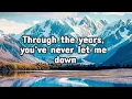 THROUGH THE YEARS - KENNY ROGERS | LYRICS | REMASTERED