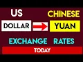 1 USD to CNY - Convert US Dollars to Chinese Yuan Renminbi Currency Exchange Rate Today