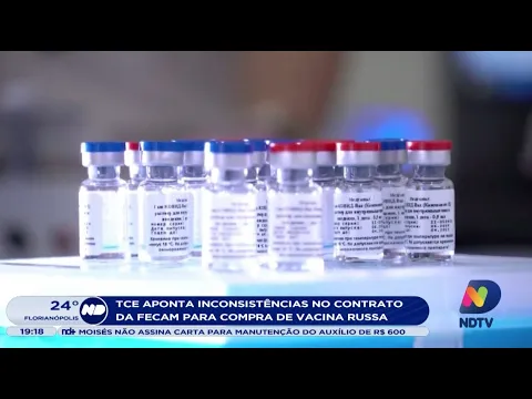 TCE aponta inconsistência no contrato da FECAM para compra de vacina