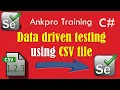 Selenium with C 64 - Selenium Data Driven Testing using CSV file in MS Test DataSource attribute