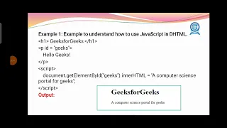 DHTML with javascript
