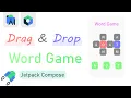 Drag Drop Word Game in Jetpack Compose Android Studio Tutorial Kotlin