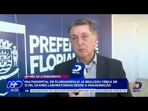 MultiHospital de Florianópolis completa um mês com mais de dez mil atendimentos