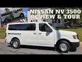 Nissan NV 3500 Passenger Van Tour Large Family Review