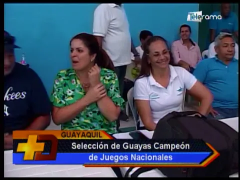 Selección de Guayas campeón de juegos nacionales